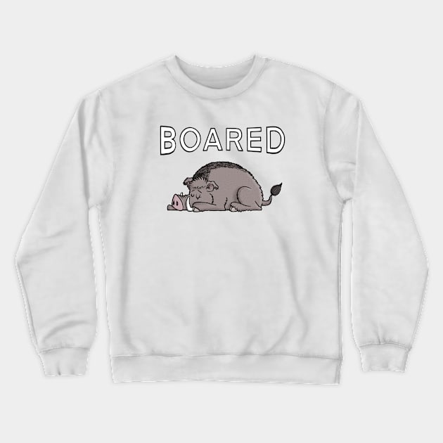 Boared Crewneck Sweatshirt by CarlBatterbee